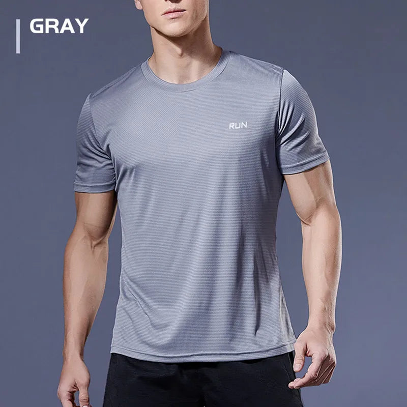 Multicolor run Gym Fitness T-Shirt - muscleflexzone
