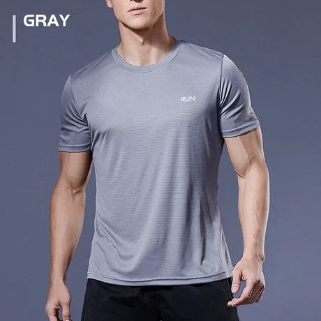 Multicolor run Gym Fitness T-Shirt - muscleflexzone