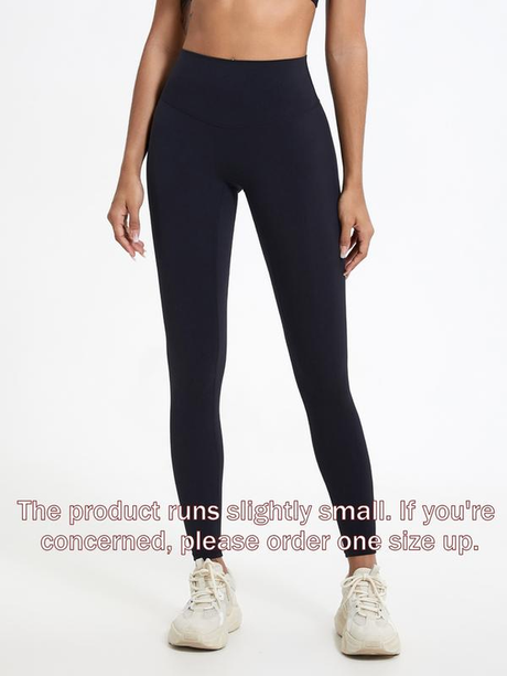 Women'S Solid Color Workout Leggings, Breathable & Comfortable Yoga Pants for Gym & Workout, Sports Stretchy Leggings - muscleflexzone
