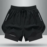 Men's Sports Shorts Double Layer - muscleflexzone