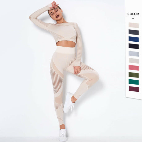Sports Long-Sleeved Suit - muscleflexzone