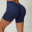 Back Waist Deep V-shaped Wrinkle Tight Yoga Shorts - muscleflexzone