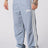 Double-strip stitched printed casual pants - muscleflexzone