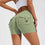 High Waist Hip Lifting Shorts With Pockets - muscleflexzone