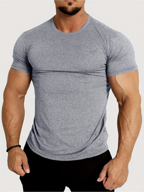 Mens Premium Quick-Dry Fitness Tee - muscleflexzone