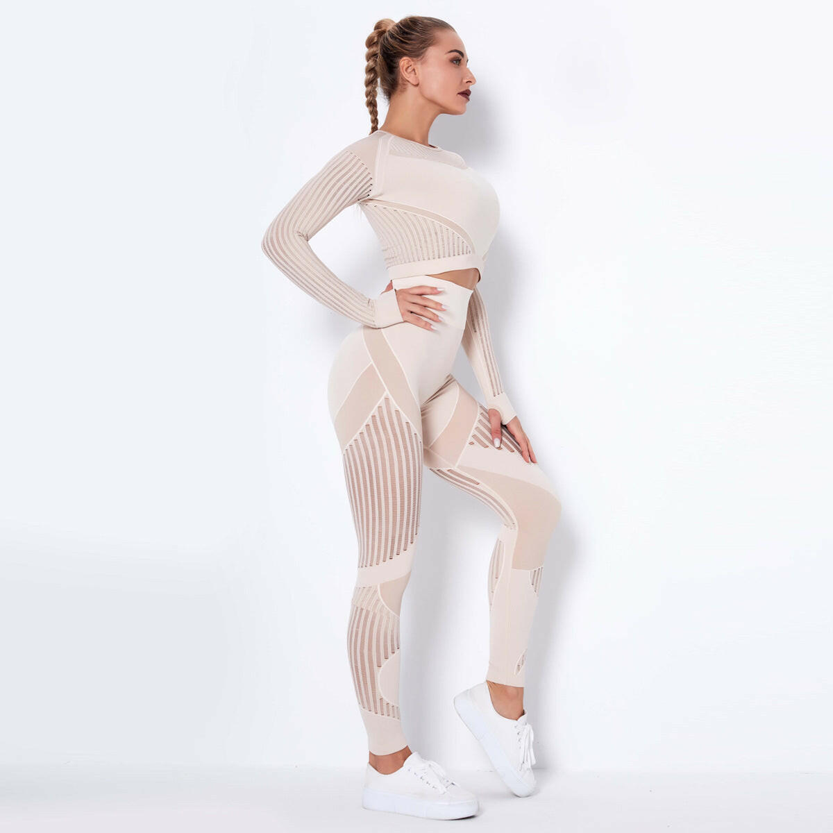 Sports Long-Sleeved Suit - muscleflexzone