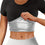 Womens Sweat Sauna Tops with Short Sleeves and Crew Neck - muscleflexzone