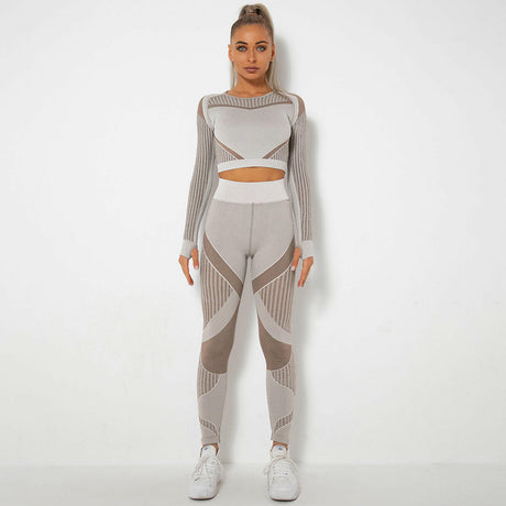 Sports Long-Sleeved Suit - muscleflexzone