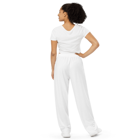 All-Over Print Unisex Wide-Leg Pants - muscleflexzone