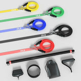 Fitness Resistance Rubber Band Yoga Elastic Band Upgrade Training Bar Set - muscleflexzone