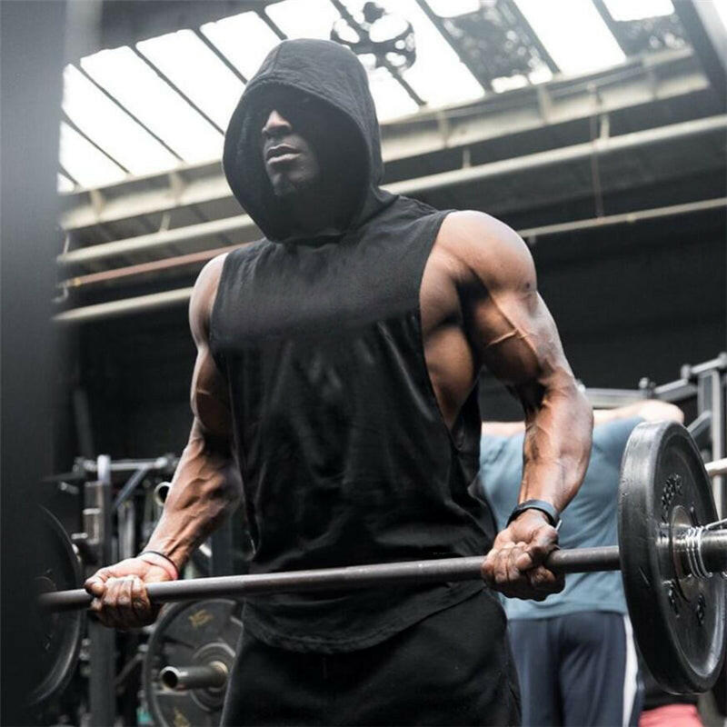 Gym Hoodies Tank Top - muscleflexzone