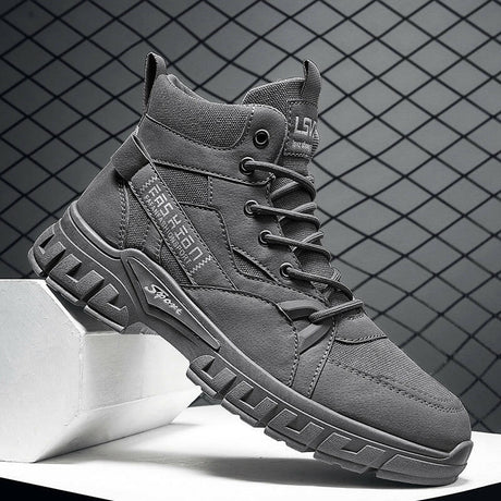 Nonslip Martin Boots Outdoor Hiking Leather Shoes - muscleflexzone