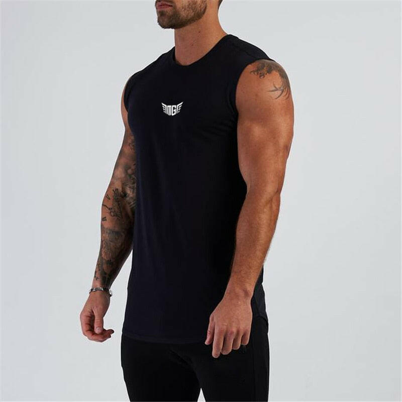 Men's Compression Gym Tank Top - muscleflexzone
