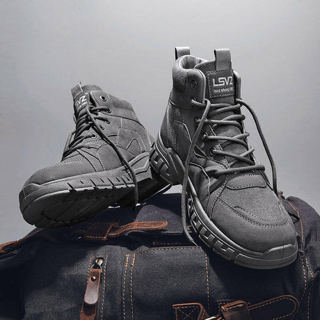 Nonslip Martin Boots Outdoor Hiking Leather Shoes - muscleflexzone
