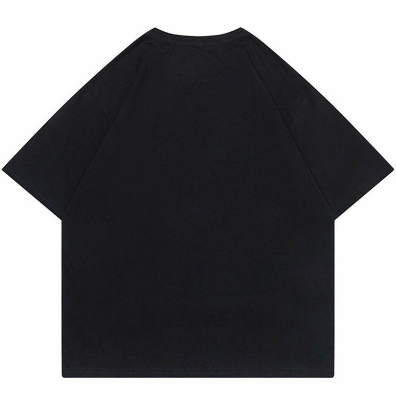 Oversized Graphic Printed T-shirt - muscleflexzone