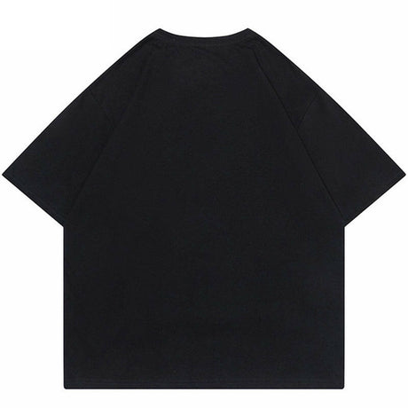Oversized Graphic Printed T-shirt - muscleflexzone