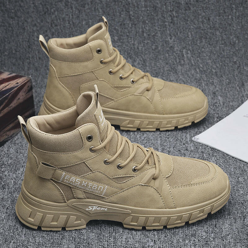 Nonslip Martin Boots Outdoor Hiking Leather Shoes - muscleflexzone