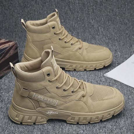 Nonslip Martin Boots Outdoor Hiking Leather Shoes - muscleflexzone