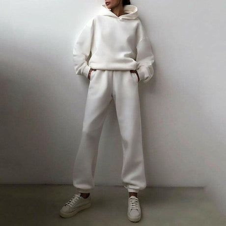 Essential Winter Hoodie Sweat Set - muscleflexzone